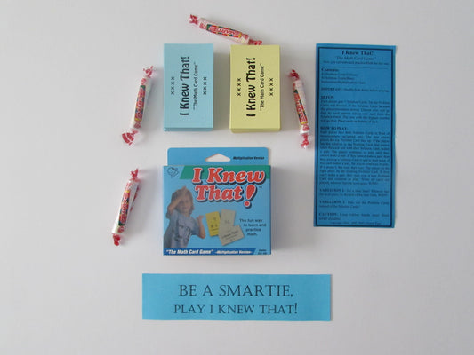 I Knew That "The Math Card Game", Multiplication Version