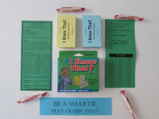 I Knew That "The Math Card Game", Addition Version